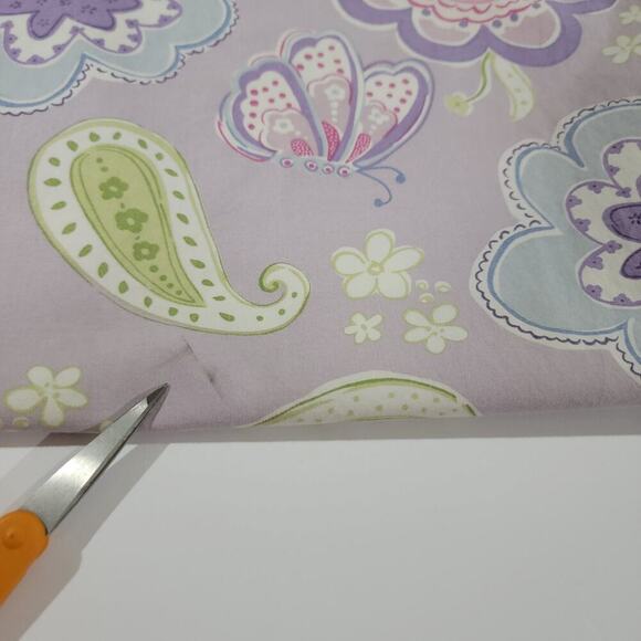 Pottery Barn Kids Purple Butterfly Samantha Full Queen Duvet Cover + 1 Sham - Picture 5 of 10